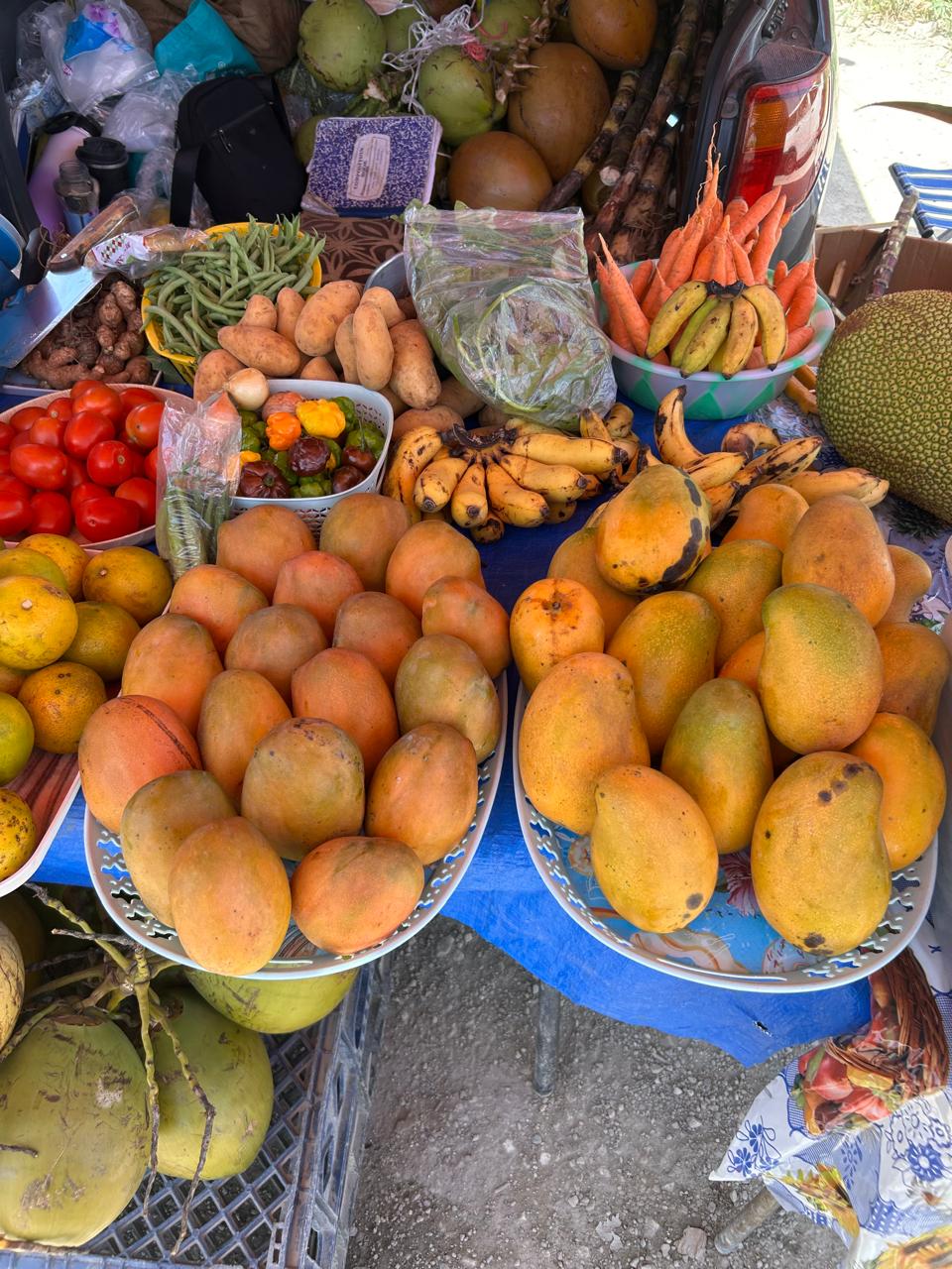 Colourful fruit stand